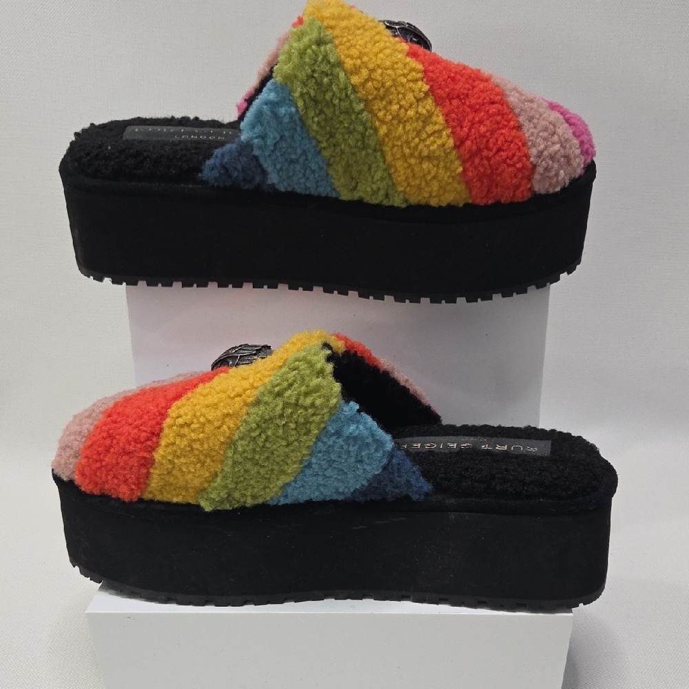 Kurt Geiger Multicolor Platform Mules - image 1